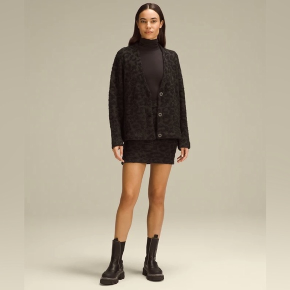 NWT - lululemon wool blend jacquard cardigan - Size Large - Picture 3 of 5